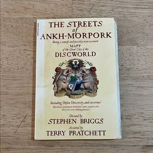The Streets of Ankh-Morpork Mapp of the Great City of the Discworld Pratchett